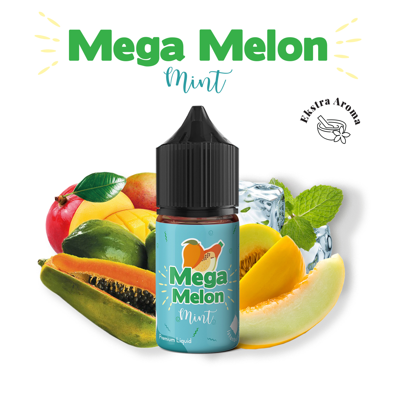 Mega Melon Mint Ekstra Aroma Likit