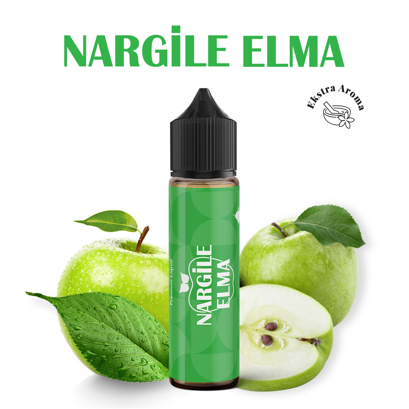 Nargile Elma Ekstra Aroma Likit - Görsel 2