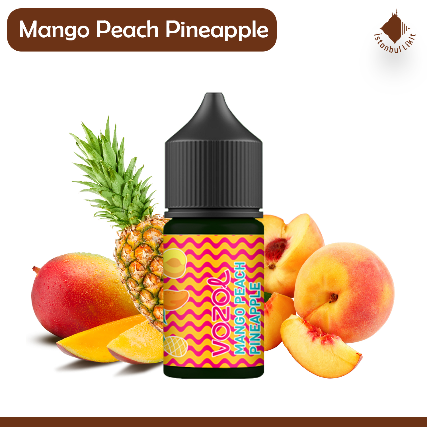 Vozol Mango Peach Pineapple MTL Likit - Görsel 2