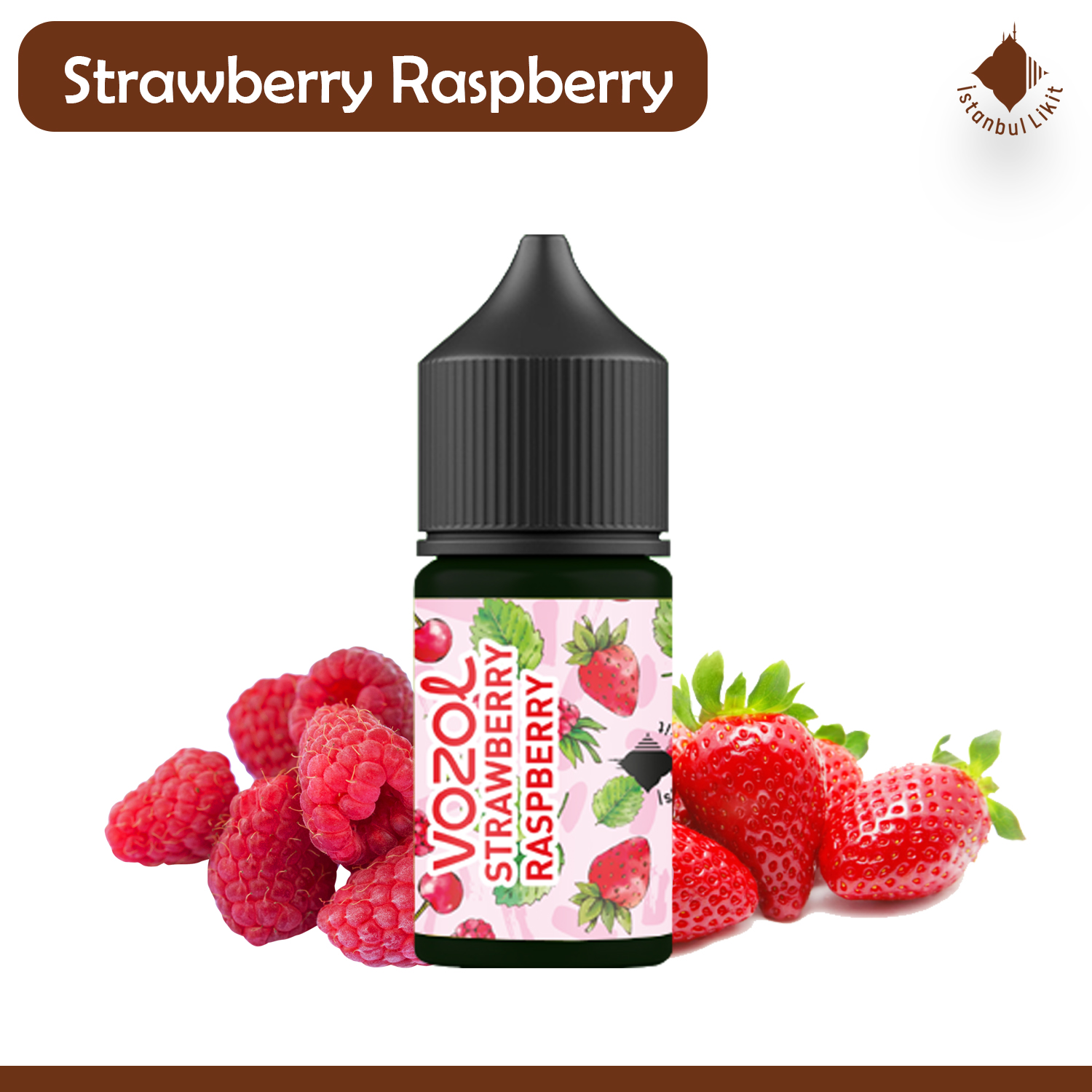 Vozol Strawberry Raspberry E-Likit - Görsel 2